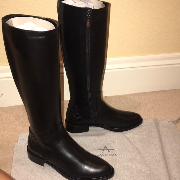 Aquatalia Shoes - Aquatalia Geneva Calf Weatherproof Riding Boot